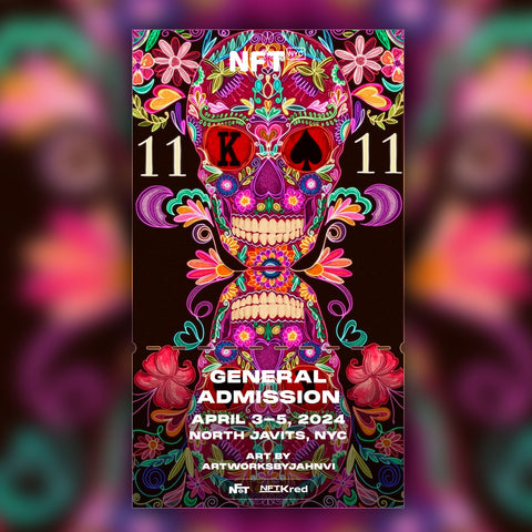 Artworksbyjahnvi - NFT.NYC 2024 NFT Ticket - General Admission