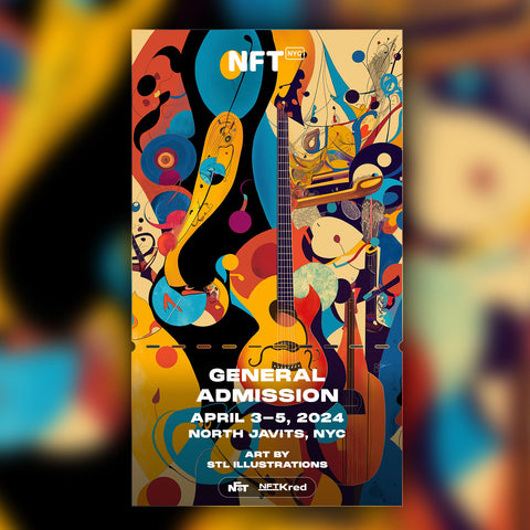 STL illustrations - NFT.NYC 2024 NFT Ticket - General Admission